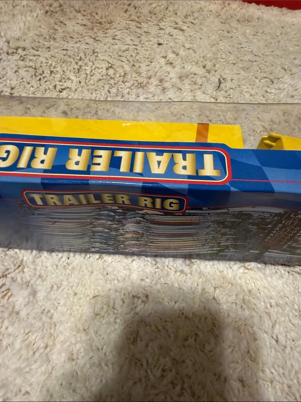 Die-Cast Trailer Rig Playset - Blue and Yellow
